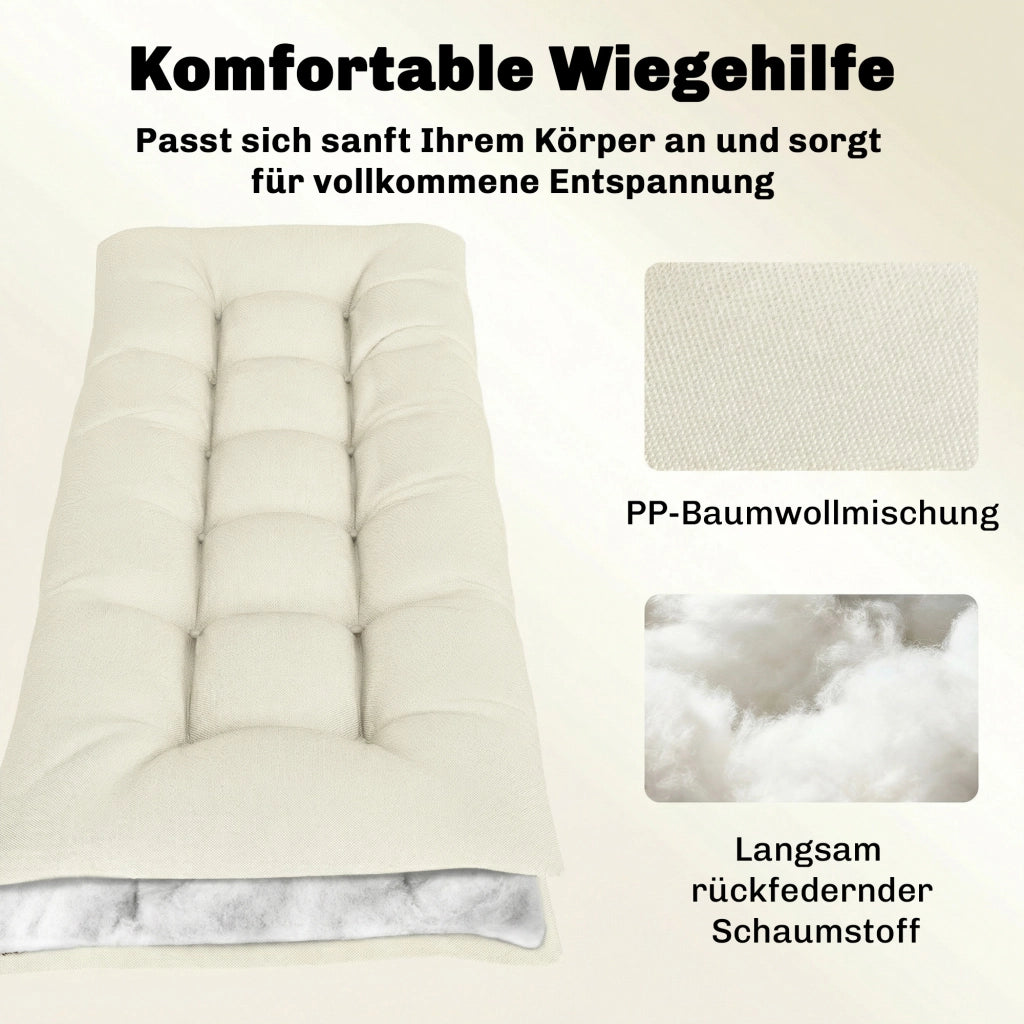 Cuscino per pallet rimovibile ¨C zephmum ¨C 198x65x13 cm beige