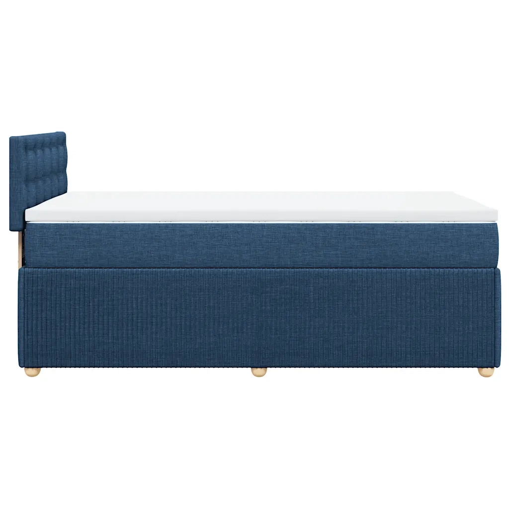 Giroletto a Molle con Materasso Blu 90x200 cm inTessuto 3289659