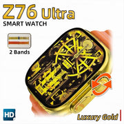 Trade Shop - Smartwatch Orologio Intelligente 49mm Luxury Gold Watch Bt5.0 Wireless Z76 Ultra -