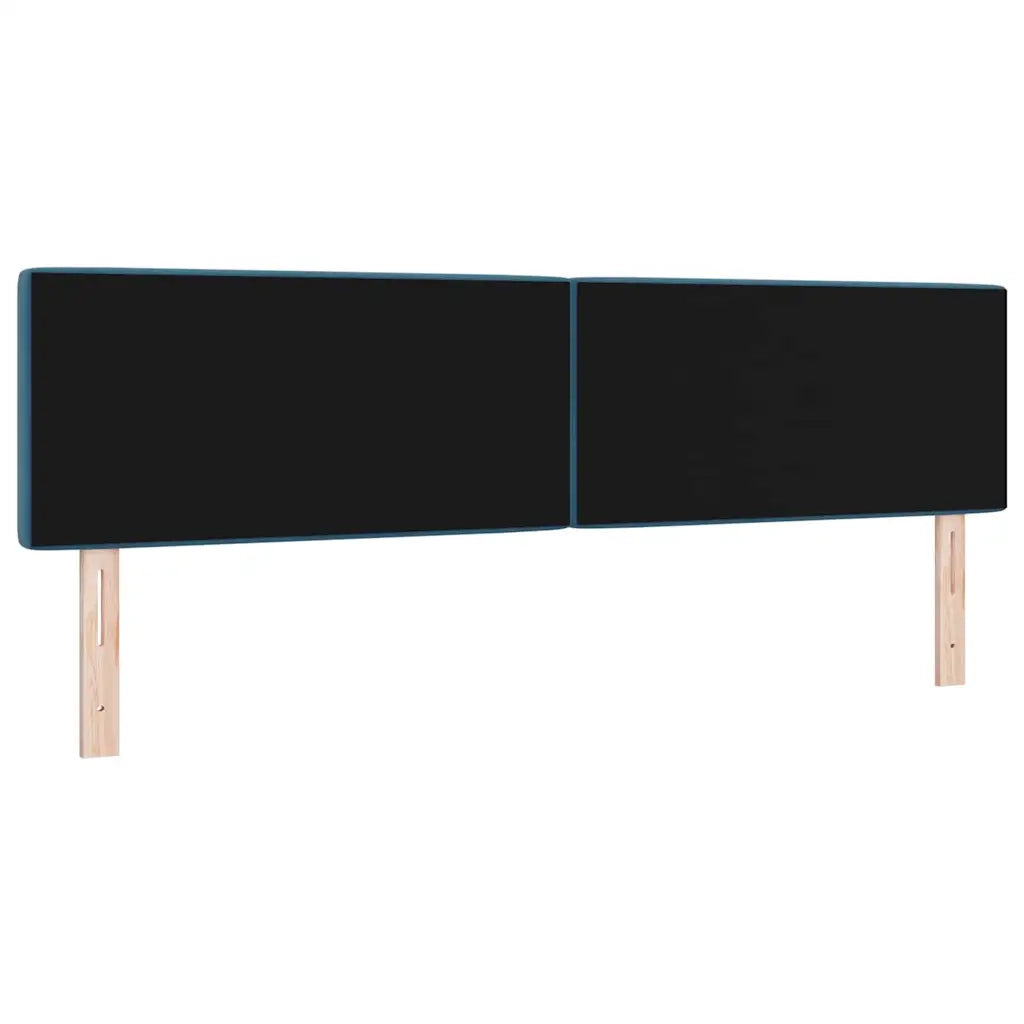 Testiera LED con strisce LED Blu Scuro 180 cm Velluto 3338075