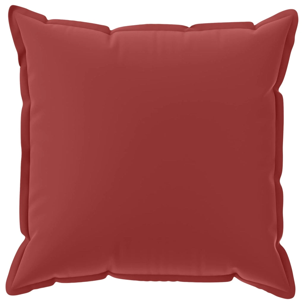 Federa 6 pcs HOUTEN Rosso Vino 80 x 80 cm Poliestere 921742