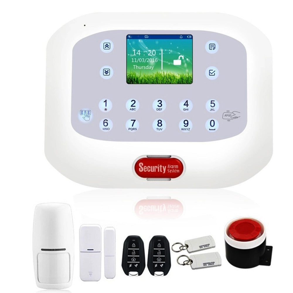 Trade Shop - Kit Antifurto Casa Allarme Touch Screen Combinatore Gsm Pstn Wireless App 50a -