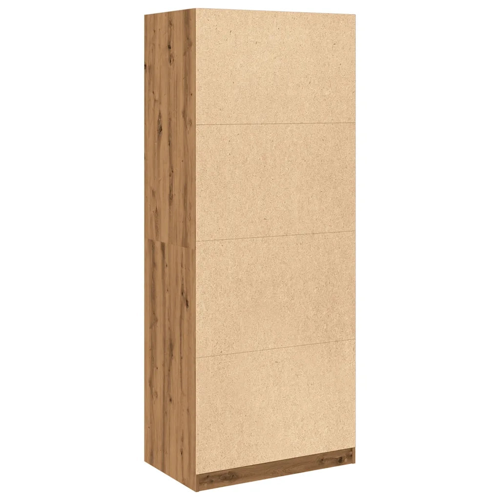 Armadio Rovere Artigianale 80x50x200 cm in Legno Multistrato CFW5784831