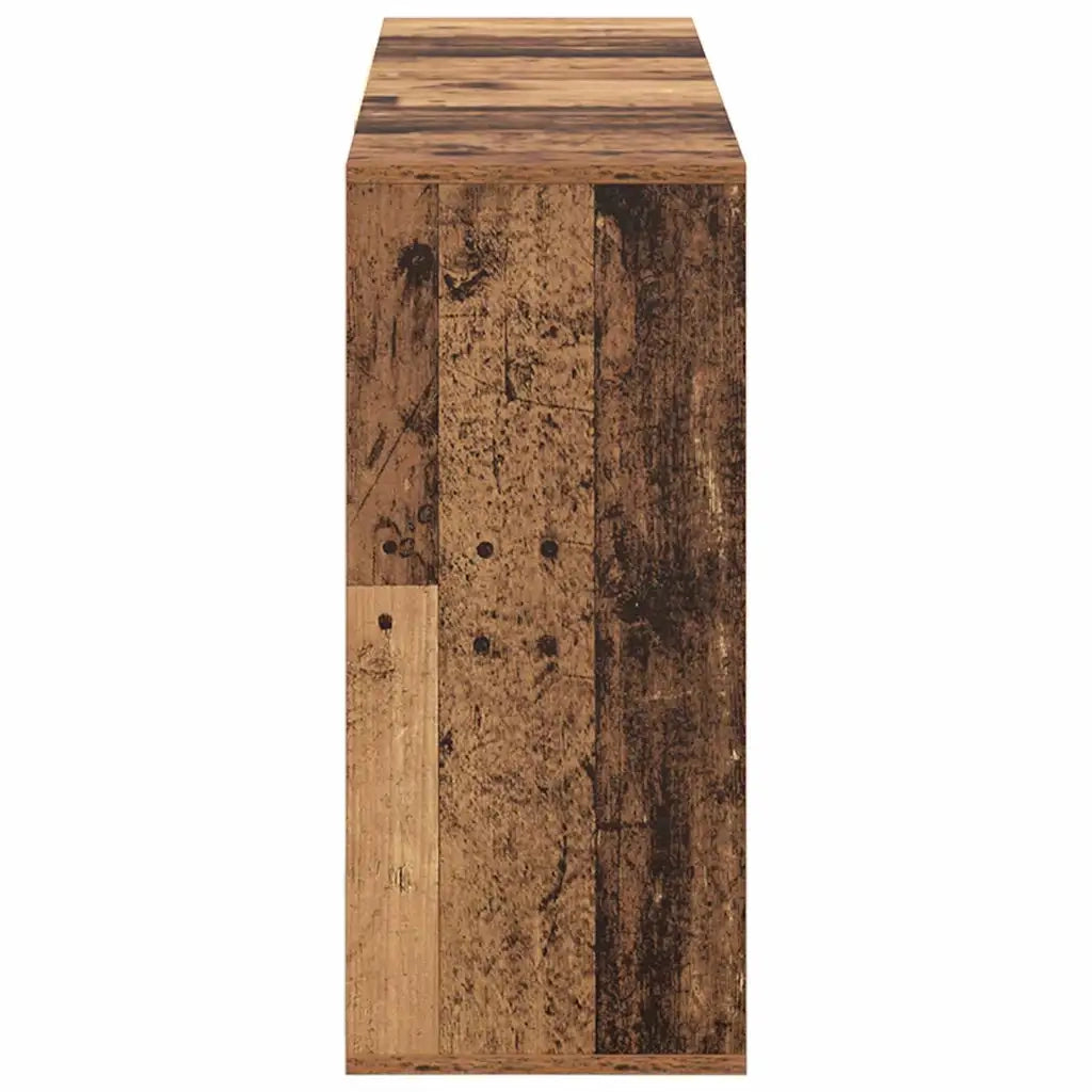 vidaXL Credenza Legno vecchio 120 x 30 x 75 cm Legno multistrato