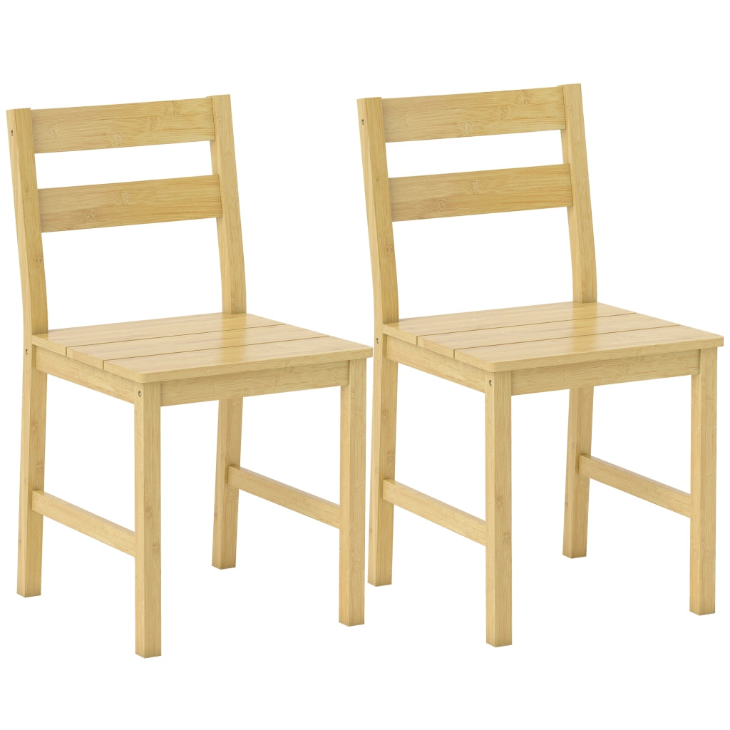 Sedia da pranzo in bamb¨´ ¨C zephmum ¨C naturale 2 pezzi