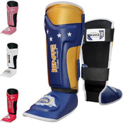 Protezioni per ginocchia per bambini - Protezioni ginocchia Kickboxing MMA Muay Thai con parte di sostegno per l'interno della gamba