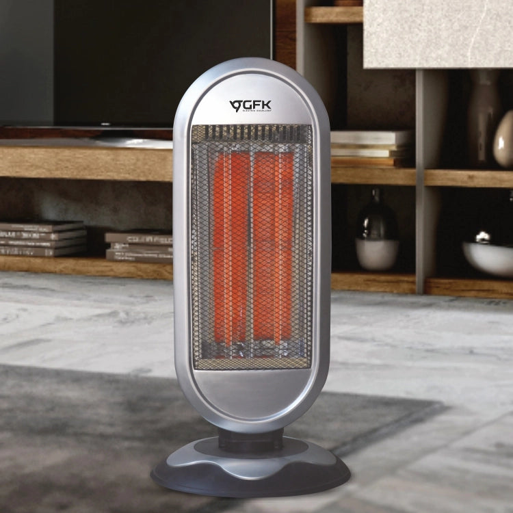 Stufa Elettrica al Carbonio 2 Livelli di Potenza H 61 cm Oscillante 900Watt