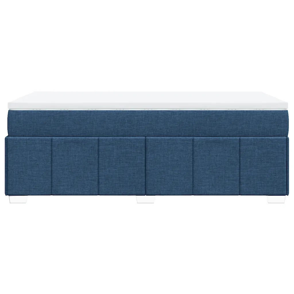 Giroletto a Molle con Materasso Blu 100x200 cm in Tessuto 3285455