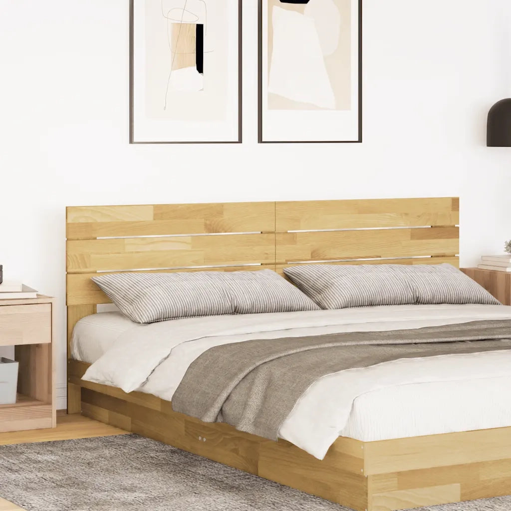 Testiera 180 cm in Legno Massello di Rovere 851982