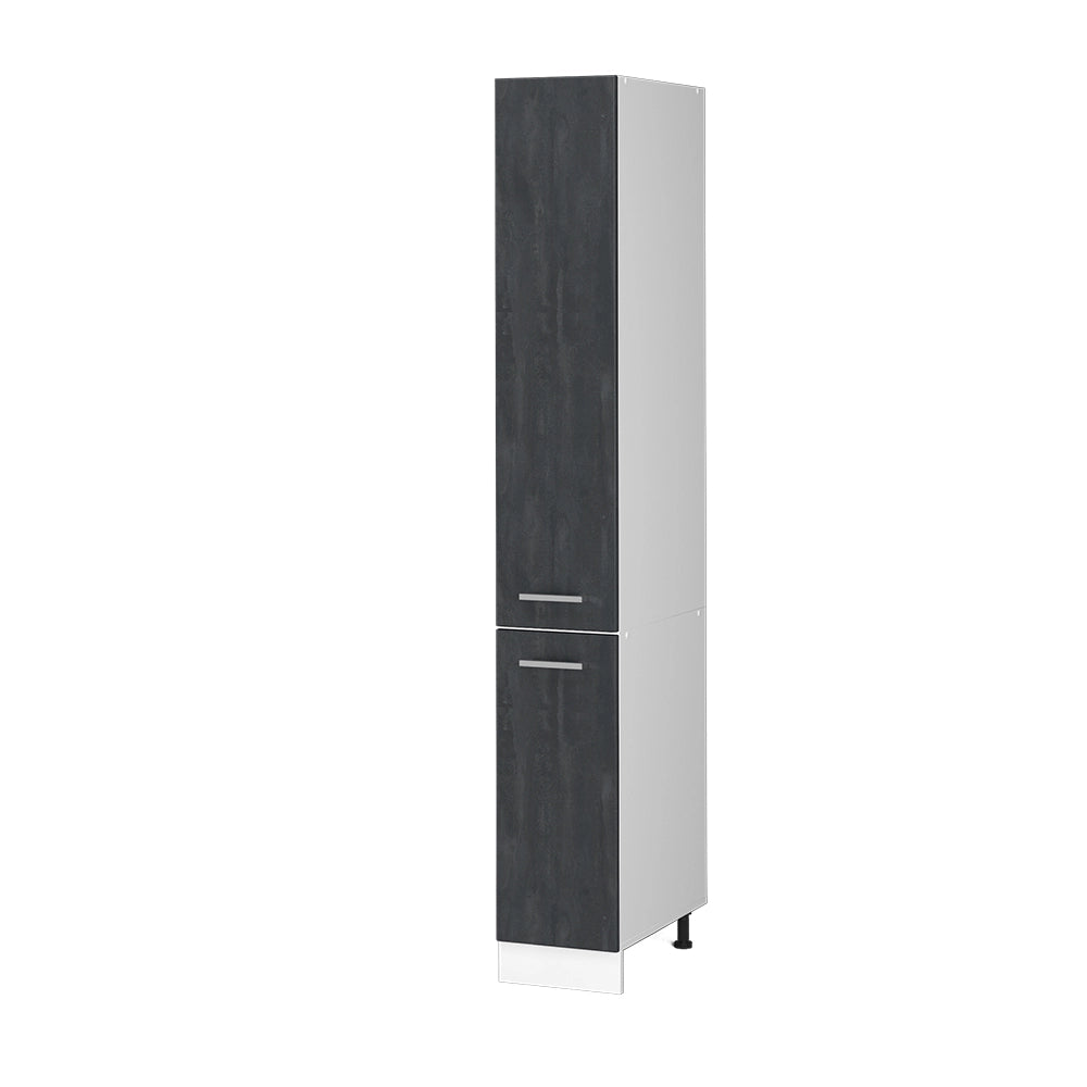 Vicco Armadio da farmacia Calcestruzzo nero 30 cm
