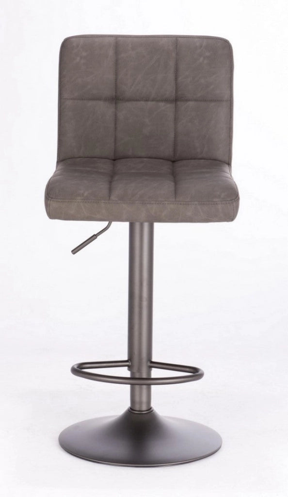 Set 2 Sgabelli Bar 42x51x92/113h cm Greyson Grigio Scuro Vintage