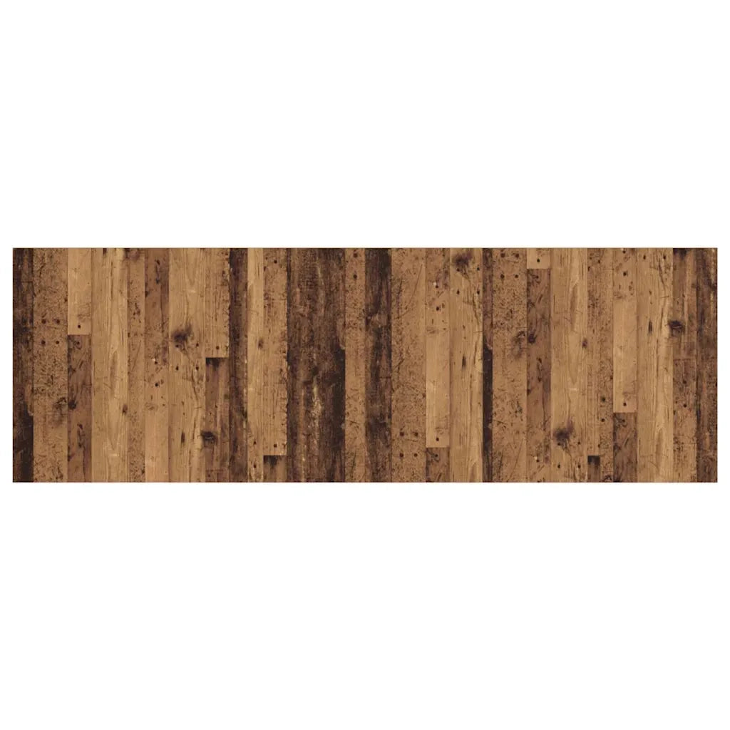 Testata con Comodino 3 pcs Legno vecchio Legno multistrato