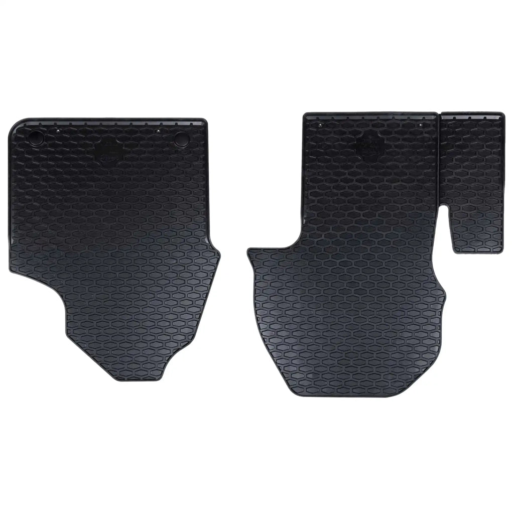 Tappetino per Auto 2 pz Nero Gomma CFW3146721