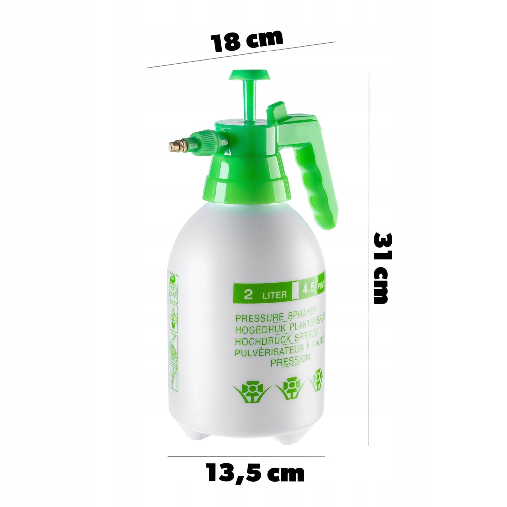 Spruzzatore a pressione manuale KADAX per giardino, 2 litri.