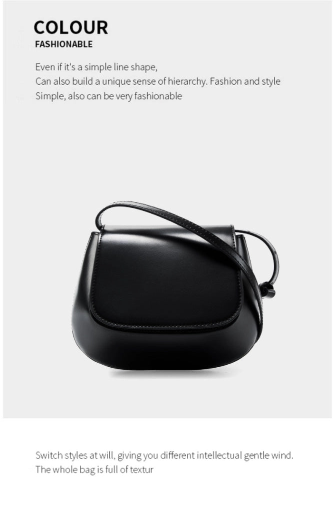 Borsa tote da donna in vera pelle nera