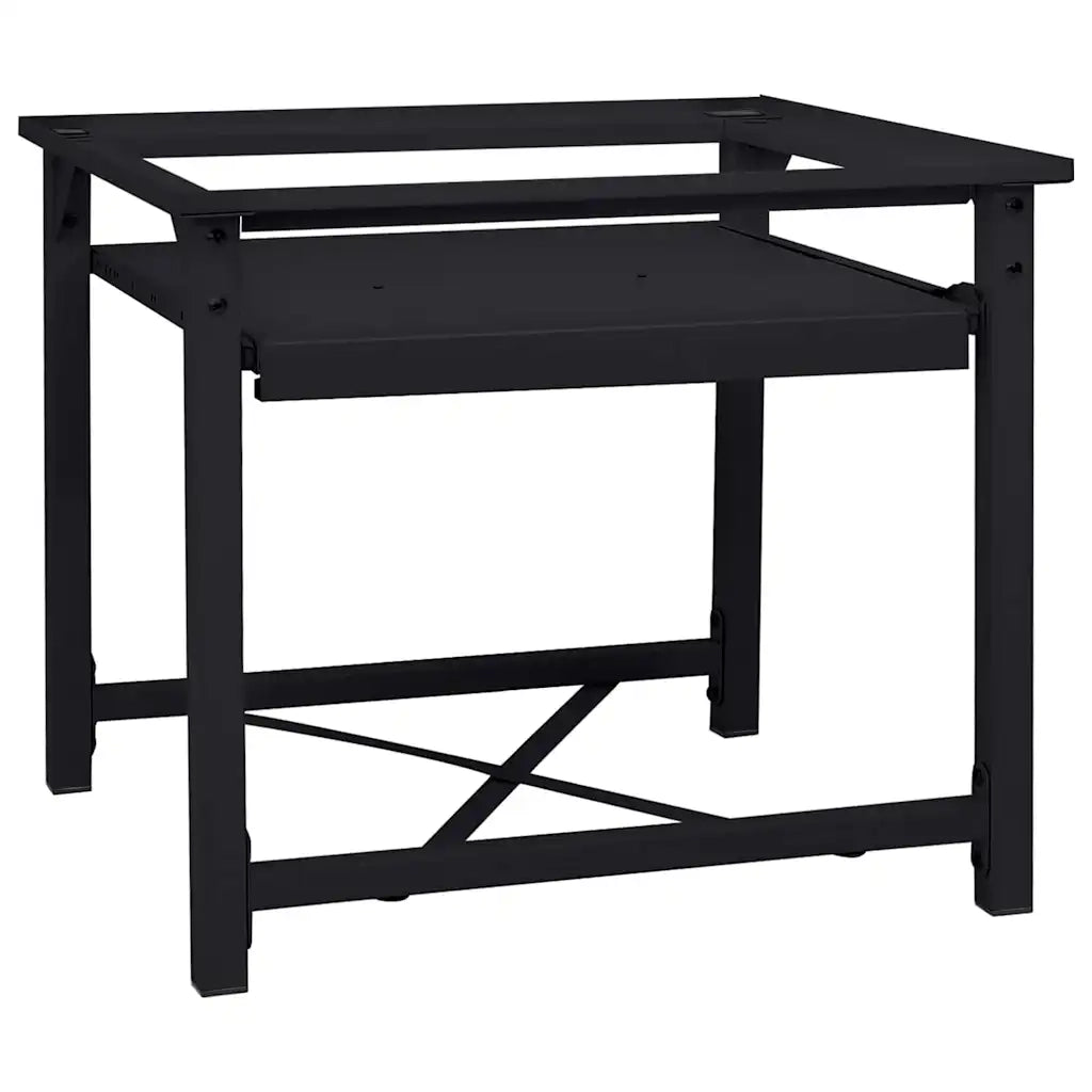 Pedestallo per Lavatrice Nero 60 x 56 x 52 cm Acciaio 42022037