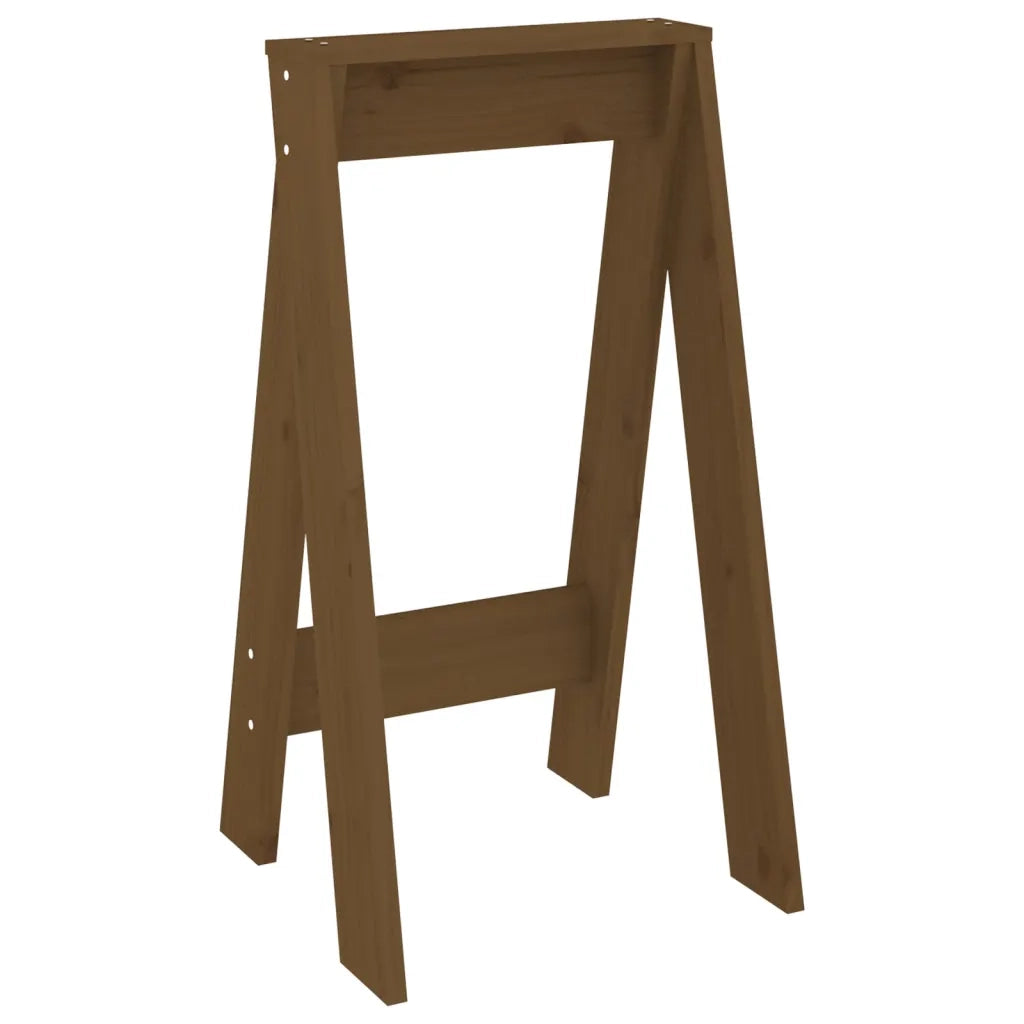 Sgabelli 2 pz Marrone Ambra 40x40x75 cm Legno Massello di Pino 823672