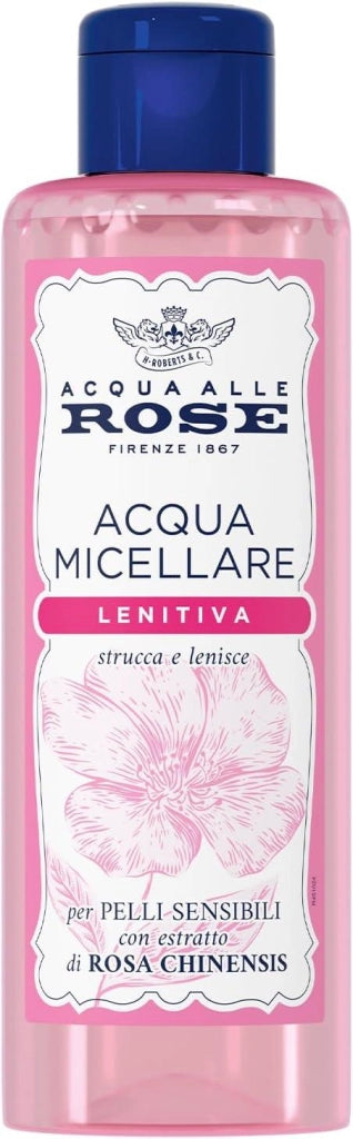 ACQUA MICELLARE ALLE ROSE 200 ML ALLA ROSA CANINA STRUCCA E LENISCE PER PELLI SENSIBILI
