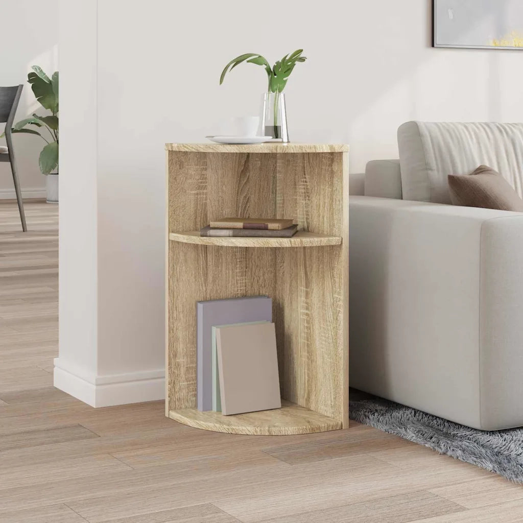 Tavolino Rovere Sonoma 29,6 x 29,6 x 60 cm Legno multistrato 891122