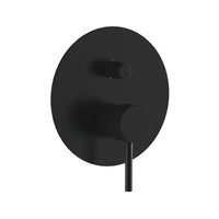 Miscelatore incasso vasca o doccia con deviatore nero opaco serie X Style