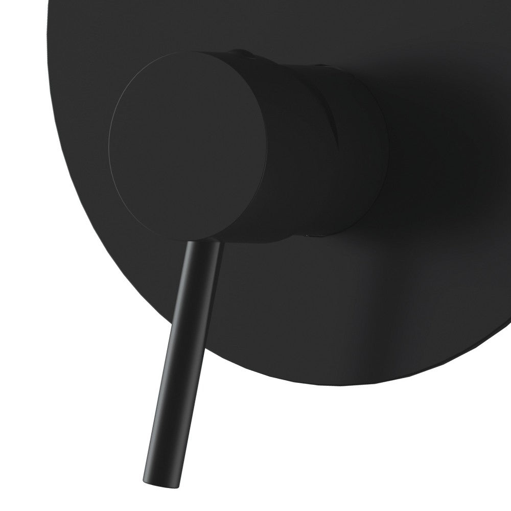 Miscelatore incasso vasca o doccia con deviatore nero opaco serie X Style