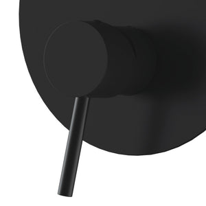 Miscelatore incasso vasca o doccia con deviatore nero opaco serie X Style