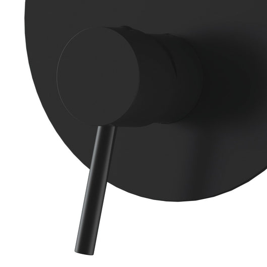 Miscelatore incasso vasca o doccia con deviatore nero opaco serie X Style