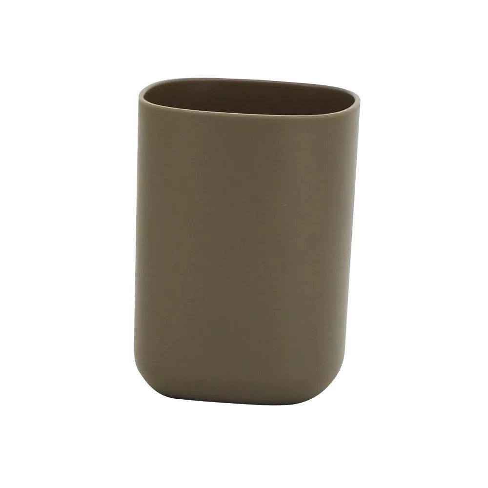 Porta spazzolini beige - serie kubik