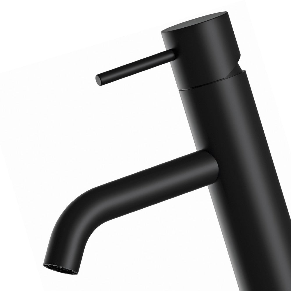 Miscelatore per lavabo nero opaco serie X Style