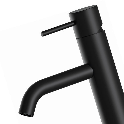 Miscelatore per lavabo nero opaco serie X Style