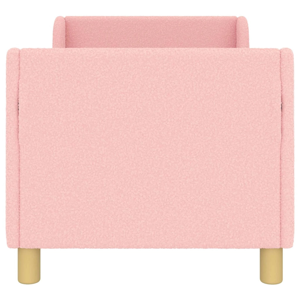 Struttura letto per bambini con testata Rosa 70 x 140 cm