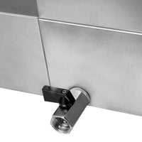 KuKoo Macchina a Vapore per Hot Dog in Acciaio Inox con Carrello per eventi, feste e attività commerciali