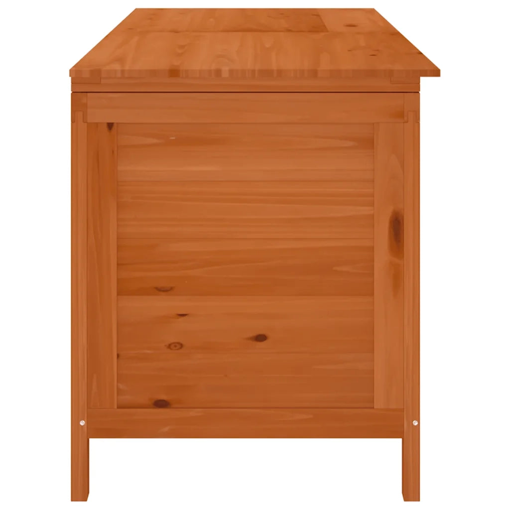 Contenitore Giardino Marrone 150x50x56,5cm Legno Massello Abete 364759