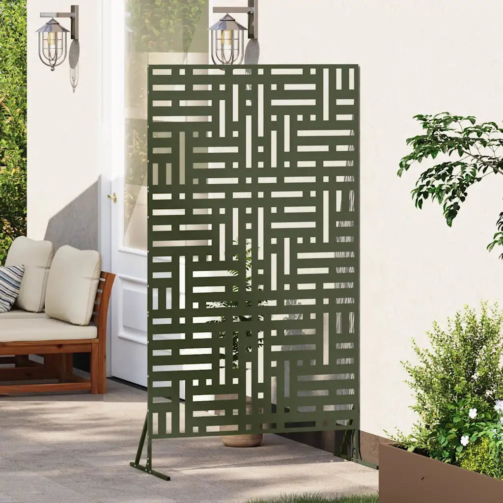 Schermo per Privacy Oliva 100 x 50 x 180 cm Acciaio 868552