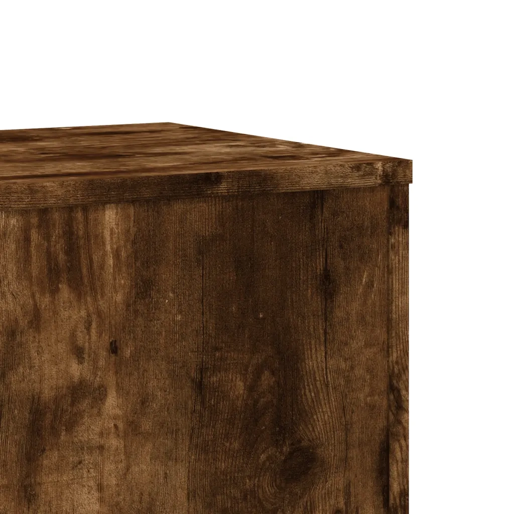 Supporti per Piante 2 pz Rovere 33x33x100 cm Legno Multistrato