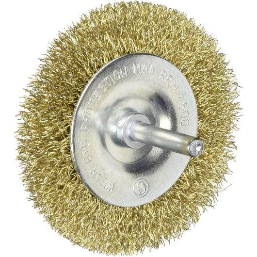 Topex 62h320 spazzola conica con on perno, 75 mm ds