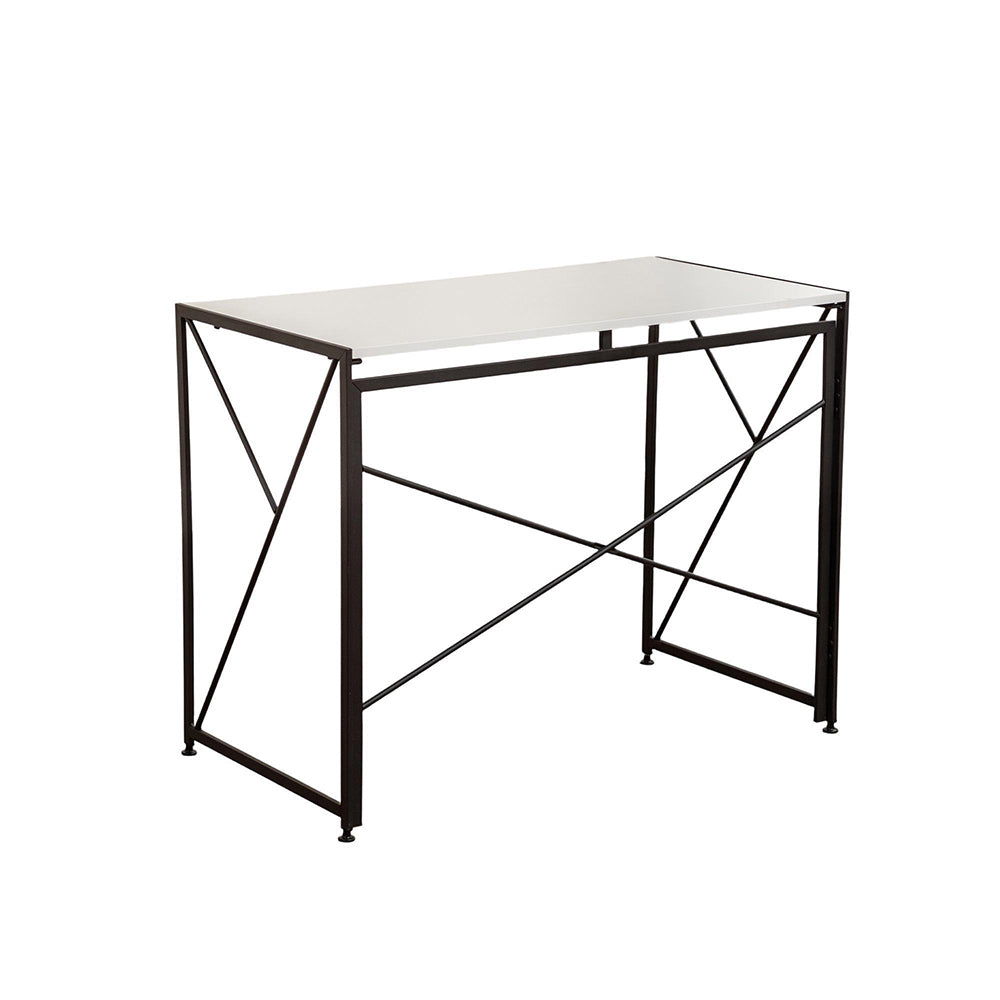 Scrivania - Xylo - piano bianco gambe metallo