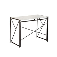 Scrivania - Xylo - piano bianco gambe metallo