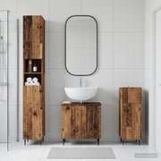 Set di armadietti da bagno in 3 pezzi ZWOLLE 3417844