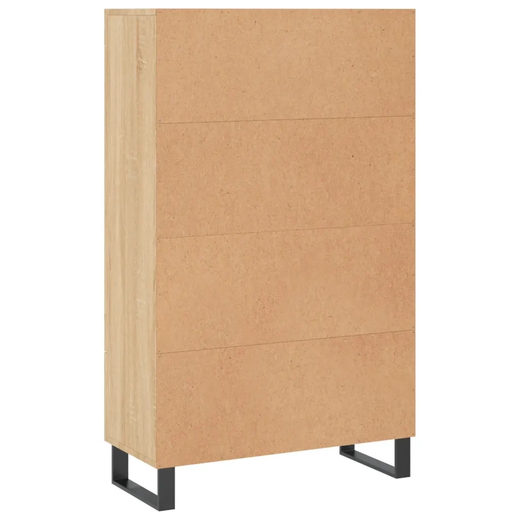 Credenza-Buffet-Armadio da cucina Rovere Sonoma 69,5x31x115 cm in Legno Multistrato 867873