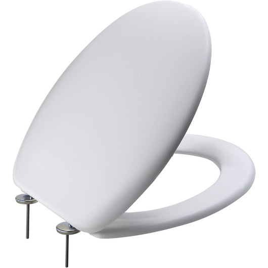 Saniplast mambo sedile wc, resina termoindurente, bianco, 46.1x3