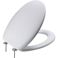 Saniplast mambo sedile wc, resina termoindurente, bianco, 46.1x3