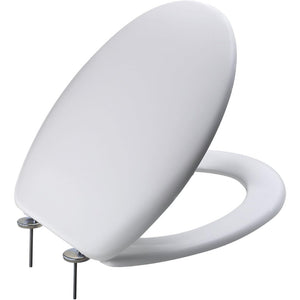 Saniplast mambo sedile wc, resina termoindurente, bianco, 46.1x3