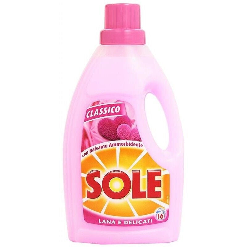 SOLE SET 4 PZ DETERSIVO PER BUCATO LANA E DELICATI DA 1 LT FORMATO CLASSICO
