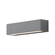 WILLY Applique Biemissione con attacco E27, Potenza 15W, IP54, Struttura Grigia in Alluminio pressofuso - Rossini Illuminazione