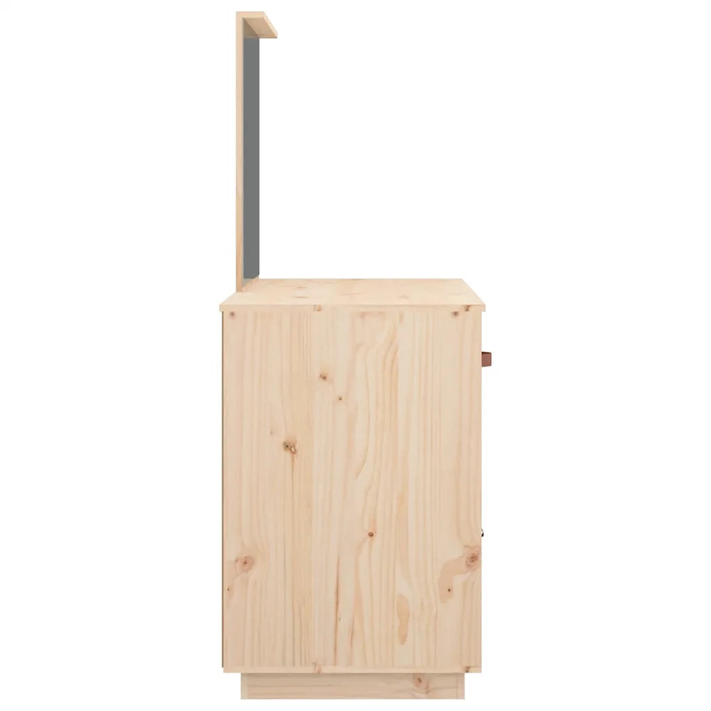 Toeletta 95x50x134 cm in Legno Massello di Pino 820087