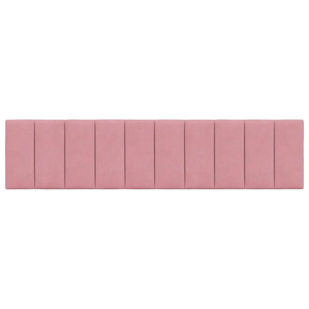 Cuscino Testiera Hanko Rosa 200 cm in Velluto CFW2459048