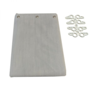 TENDA ZANZARIERA 150X250 CM BIANCA PER PORTE