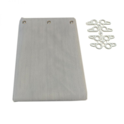 TENDA ZANZARIERA 150X250 CM BIANCA PER PORTE