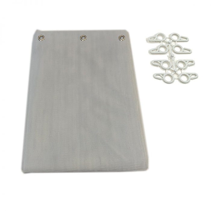 TENDA ZANZARIERA 150X250 CM BIANCA PER PORTE